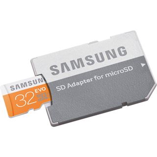 32 GB Samsung EVO microSDHC UHS-I Retail inkl. Adapter auf SD