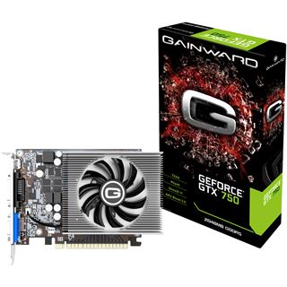 2GB Gainward GeForce GTX 750 Single Slot Aktiv PCIe 3.0 x16 (Retail)