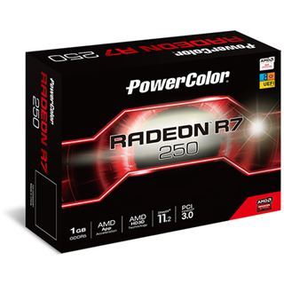 1GB PowerColor Radeon R7 250 LP Aktiv PCIe 3.0 x16 (Retail)