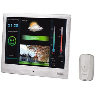 8,0" (20,32cm) Hama Digitaler Bilderrahmen Steel mit