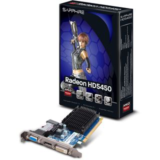 1GB Sapphire Radeon HD 5450 Passiv PCIe 2.0 x16 (Retail)