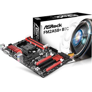 ASRock FM2A58+ BTC AMD A58 So.FM2+ Dual Channel DDR3 ATX Retail