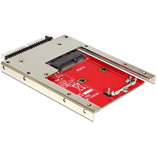 Delock IDE 44-Pin auf mSATA Adapter Adapter f&uuml;r 2,5" SSDs