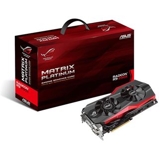 4GB Asus Radeon R9 290X ROG Matrix Platinum Aktiv PCIe 3.0 x16