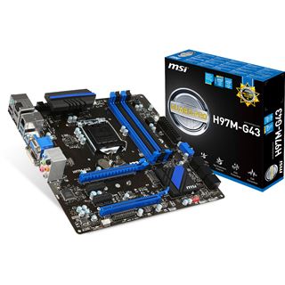 MSI H97M-G43 Intel H97 So.1150 Dual Channel DDR3 mATX Retail