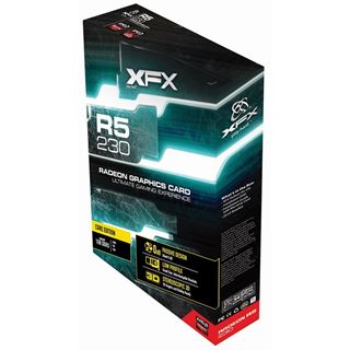 1GB XFX Radeon R5 230 Core Edition Passiv PCIe 3.0 x16 (Retail)