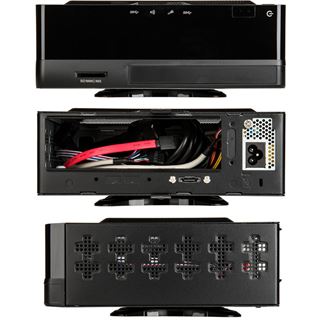 IN WIN BQ656 Slim Mini-ITX 120 Watt schwarz