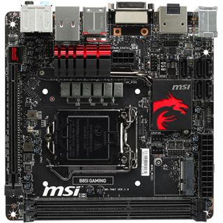 MSI B85I Gaming Intel B85 So.1150 Dual Channel DDR3 Mini-ITX Retail