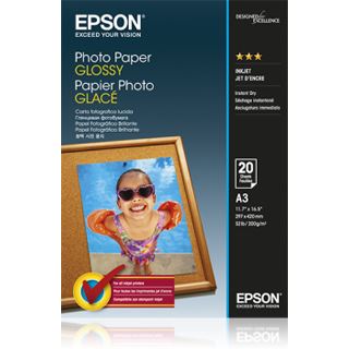 Epson Fotopapier A3 gl&auml;nzend (20 Blatt)
