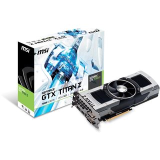 2x 6GB MSI GeForce GTX Titan Z Aktiv PCIe 3.0 x16 (Retail)