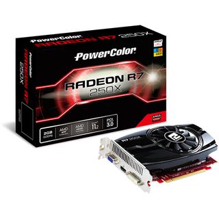 2GB PowerColor Radeon R7 250X Aktiv PCIe 3.0 x16 (Retail)