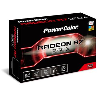 2GB PowerColor Radeon R7 250X Aktiv PCIe 3.0 x16 (Retail)