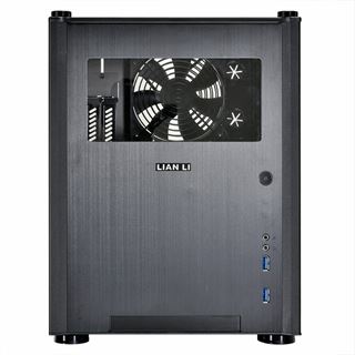 Lian Li PC-Q36WB mit Sichtfenster Mini-ITX ohne Netzteil schwarz