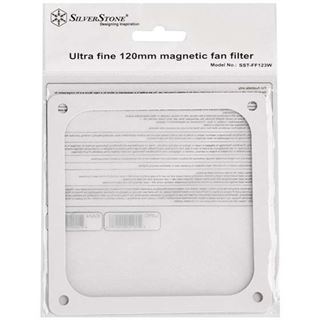 Silverstone 120mm weißer magnetischer Staubfilter für