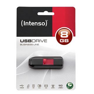 8 GB Intenso Business Line schwarz/rot USB 2.0