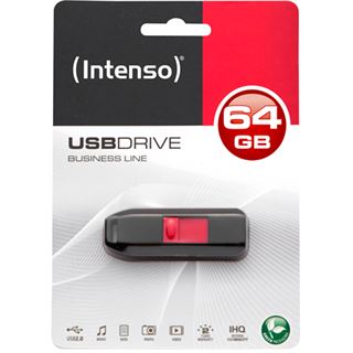 64 GB Intenso Business Line schwarz/silber USB 2.0