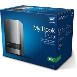 6TB WD My Book Duo WDBLWE0060JCH-EESN 3.5" (8.9cm) USB 3.0