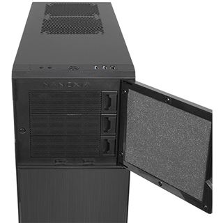 Nanoxia Deep Silence 3 ged&auml;mmt Midi Tower ohne Netzteil anthrazit