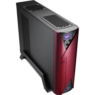 AeroCool QS-102 Red Edition Mini Tower ohne Netzteil rot