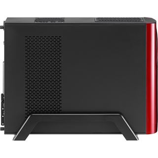 AeroCool QS-102 Red Edition Mini Tower ohne Netzteil rot