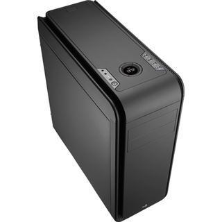 AeroCool DS 200 Black Edition gedämmt Midi Tower ohne Netzteil