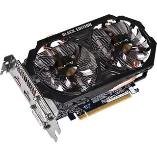 2GB Gigabyte GeForce GTX 750 Ti Black Edition Aktiv PCIe 3.0 x16