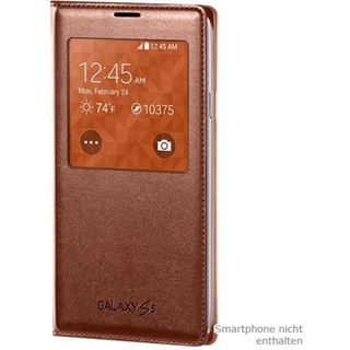 Samsung S-View Kunstleder/Kunststoff Flip-Cover für Samsung