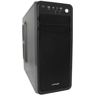 LC-Power Pro-927B Dark Purity Midi Tower 600 Watt schwarz