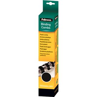 Fellowes Plastik-Binder&uuml;cken, 8 mm, f&uuml;r 21 - 40 Blatt, 100