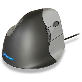 BakkerElkhuizen VerticalMouse 4 Rechts USB anthrazit/silber