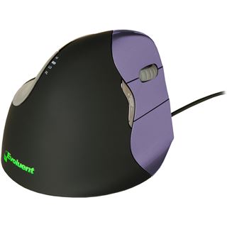 BakkerElkhuizen VerticalMouse 4 small USB schwarz/lila (kabelgebunden)