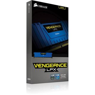 16GB Corsair Vengeance LPX blau DDR4-2800 DIMM CL16 Quad Kit