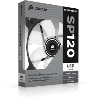 Corsair SP120 LED White High Static Pressure 120x120x25mm 1650 U/min