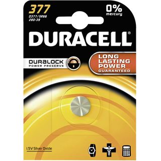 Duracell 377 SR66 Silberoxid Knopfzellen Batterie 1.5 V 1er Pack