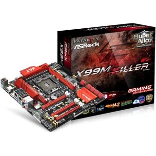 ASRock Fatal1ty X99M Killer Intel X99 So.2011-3 Quad Channel DDR4