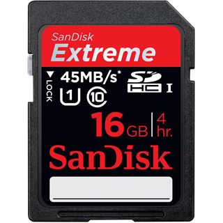 16 GB SanDisk Extreme 60MB/s SDHC UHS-I Retail