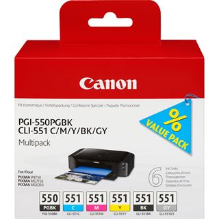 Canon Tinte PGI-550PGBK Multipack 6496B005 schwarz, photoschwarz,