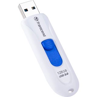 128 GB Transcend JetFlash 790 weiss/blau USB 3.0