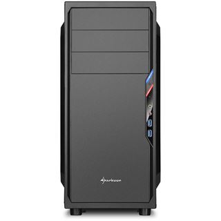 Sharkoon VS4-W mit Sichtfenster Midi Tower ohne Netzteil schwarz