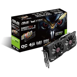 4GB Asus GeForce GTX 970 STRIX OC Edition Aktiv PCIe 3.0 x16 (Retail)