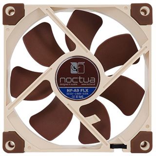 Noctua NF-A9 FLX 92x92x25mm 1600 U/min 17.1 dB(A) braun/beige