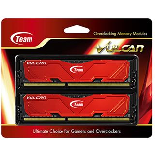 8GB TeamGroup Vulcan Series rot DDR3-1866 DIMM CL9 Dual Kit