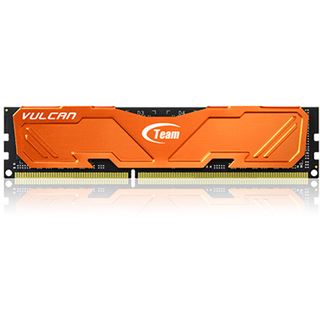 8GB TeamGroup Vulcan Series orange DDR3-2400 DIMM CL11 Dual Kit
