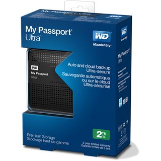 WD My Passport Ultra WDBEZW0020BBA-EESN 2.5" (6.4cm) USB 3.0