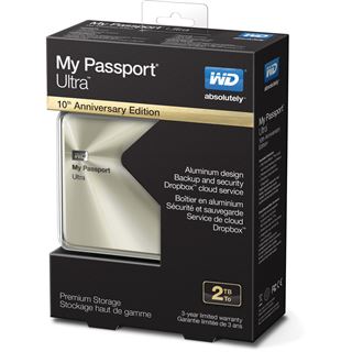 WD My Passport Ultra WDBEZW0020BCG-EESN 2.5" (6.4cm) USB 3.0 gold