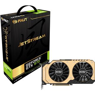 4GB Palit GeForce GTX 970 JetStream Aktiv PCIe 3.0 x16 (Retail)