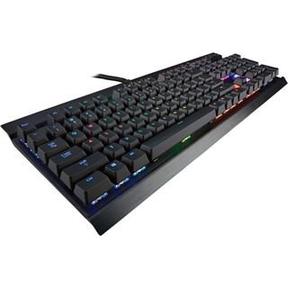 Corsair Gaming K70 CHERRY MX RGB Red USB Deutsch schwarz