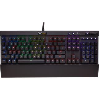 Corsair Gaming K70 CHERRY MX RGB Red USB Deutsch schwarz