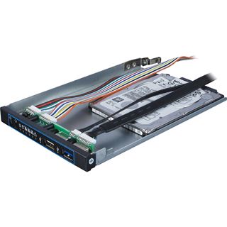 Inter-Tech IPC 1U-10255 Server Rack ohne Netzteil schwarz