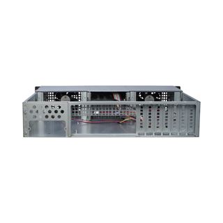 Inter-Tech IPC 2U-20240 Server Rack ohne Netzteil schwarz/silber